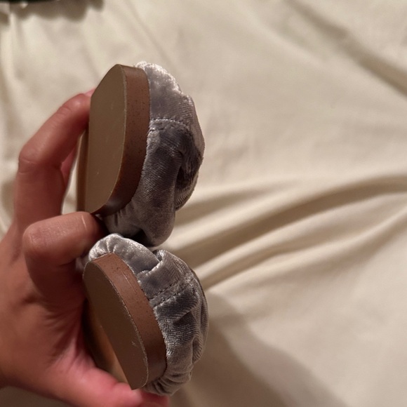 Sam Edelman Charcoal Velvet Flats - Picture 4 of 4